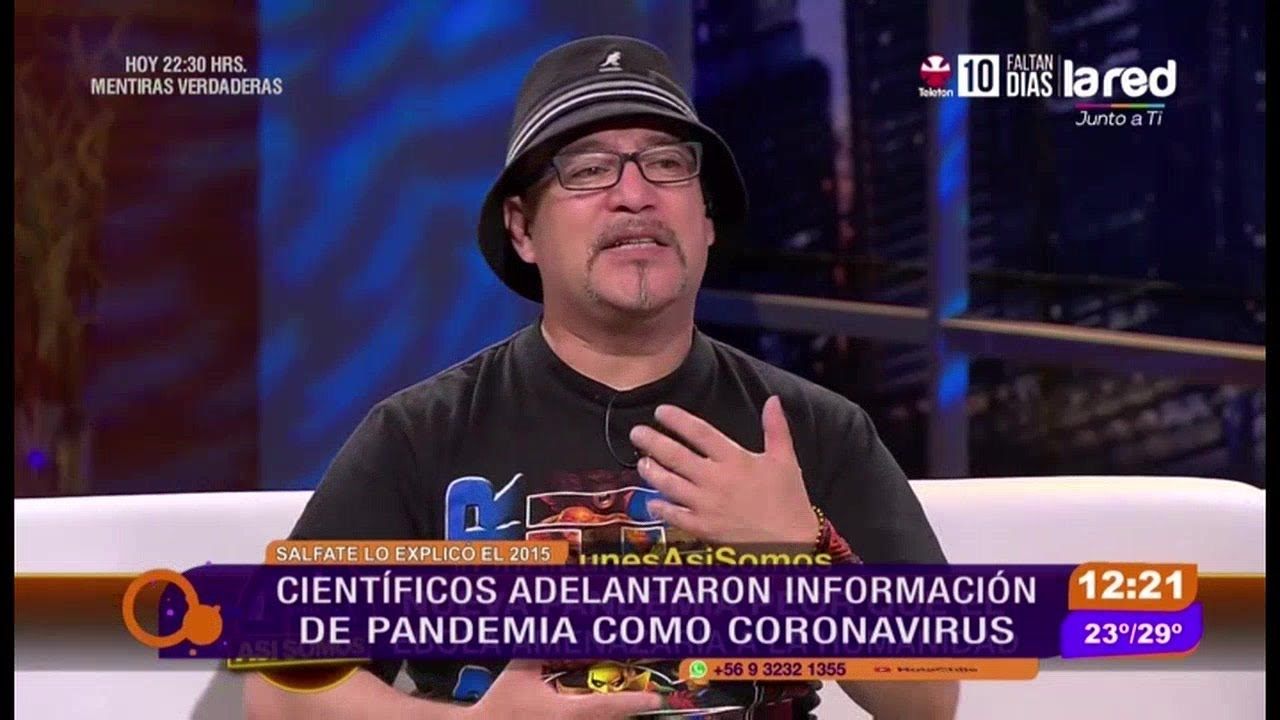 Así fue como explicó Salfate en el 2015 la pandemia del coronavirus.