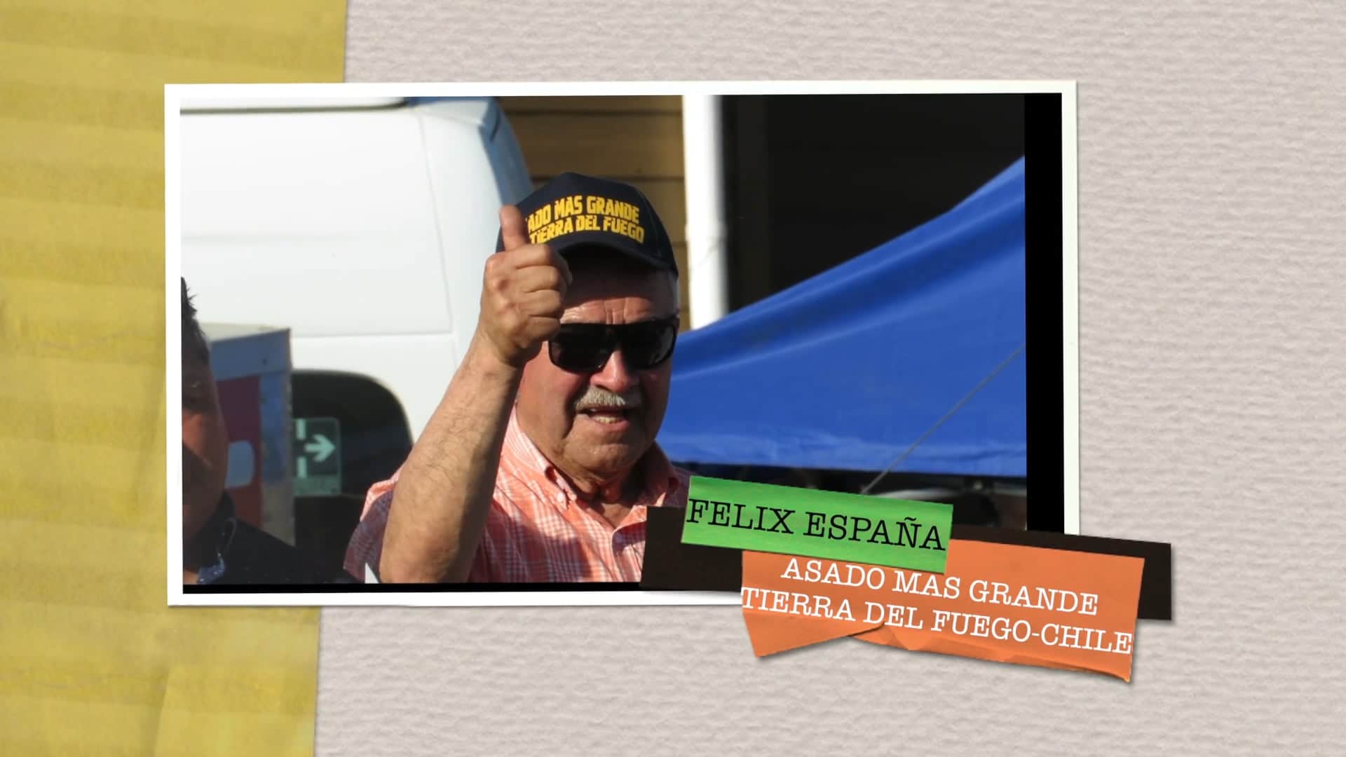 Felix España, creador y fundador asado mas grande de Tierra del Fuego.